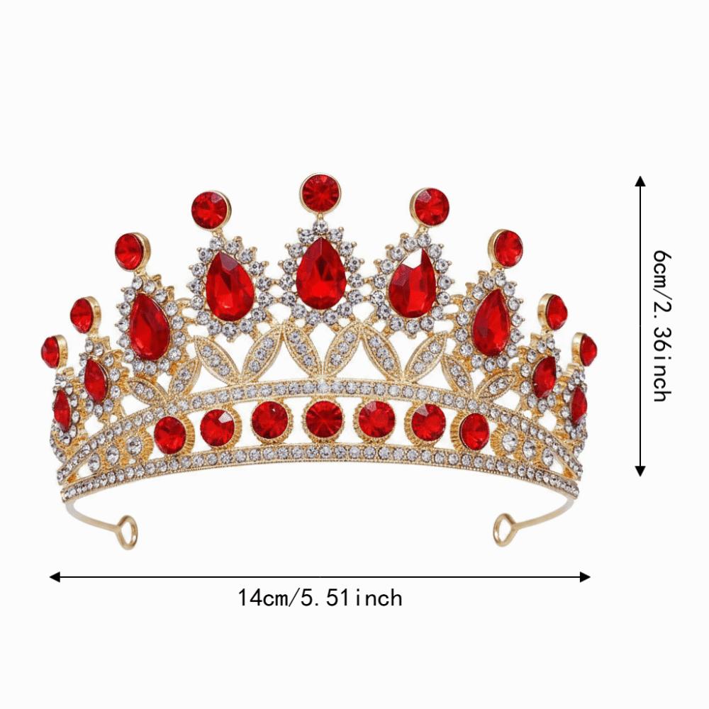 Multi-Color Children Princess Crowns Fashionable Rhinestone Tiaras for Girls