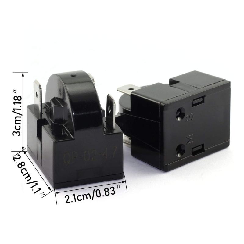 Refrigerator Compressor Overload Thermal Protector Automatic Cutoff Safety Device for Extended Equipment Lifespans