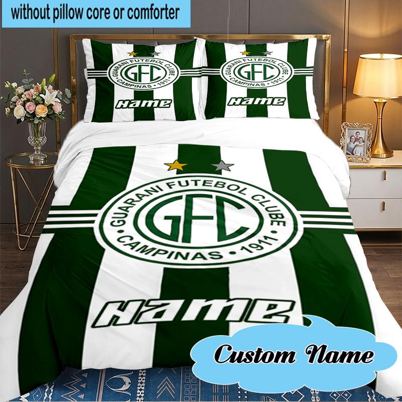 Custom Name Guarani Crest Design Bedding Set 3pcs, Bedding Set Including 1pc Duvet Cover And 2pcs Pillowcases for Bedroom, Dormitory Gift