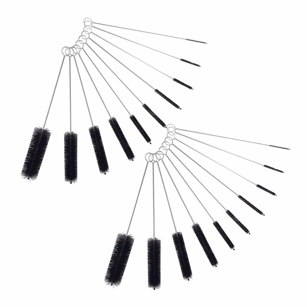 

2 комплекта нейлоновых щеток для чистки, щетки для чистки бутылочек, щетка для молочного шланга, щетка для шланга