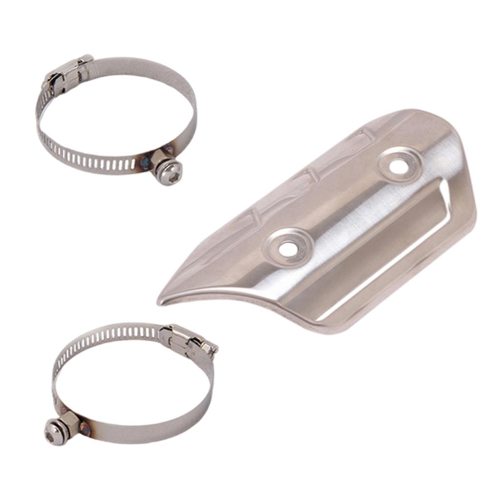 Universally Motorcycle Exhaust Muffler Pipe Heat Shield Cover Heel Guard For Most Model Motorbike Modification