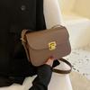 Temperament Women's Bag Women's 2026 New Fashion Simple Messenger Bag Retro Shoulder Small Square Bag