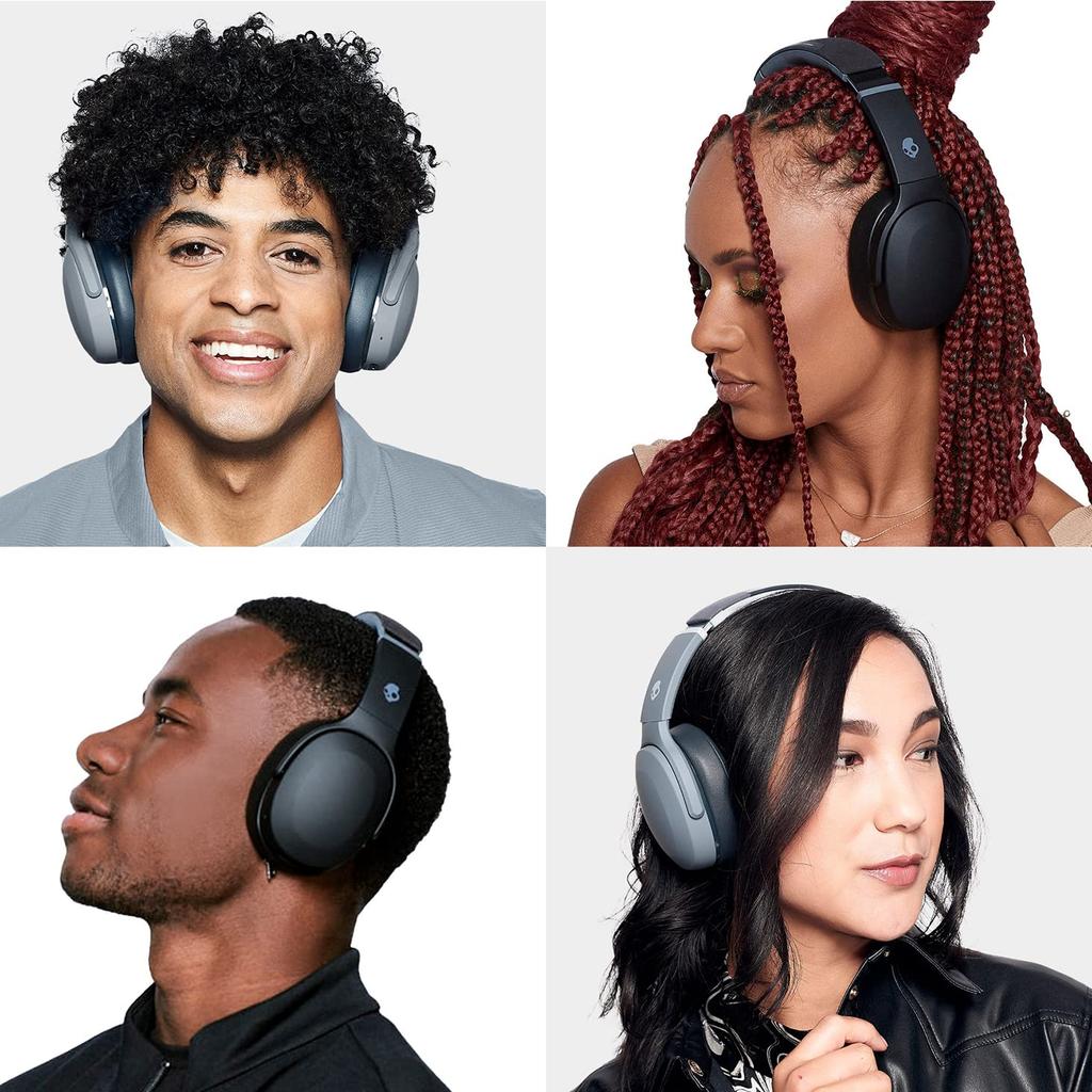Official Skullcandy Store Crusher Evo Wireless Headphones with Subwoofer, Personal Sound, Up To 40 Hours of Playtime, Bluetooth 5.0, Mic, Lost Item
