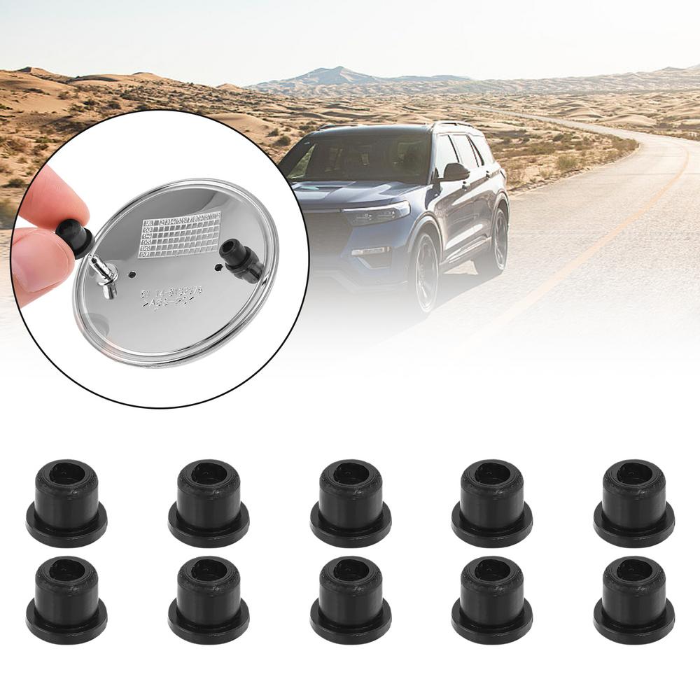 Hole Plug Auto Body Plugs 10 Pieces Truck Bed Hole Plugs Black Rubber Hole Plug For Women Men Adults Bikes Frame