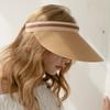 Kaliseumontapone Buddy Raffia Visor Sun Cap Straw Hat