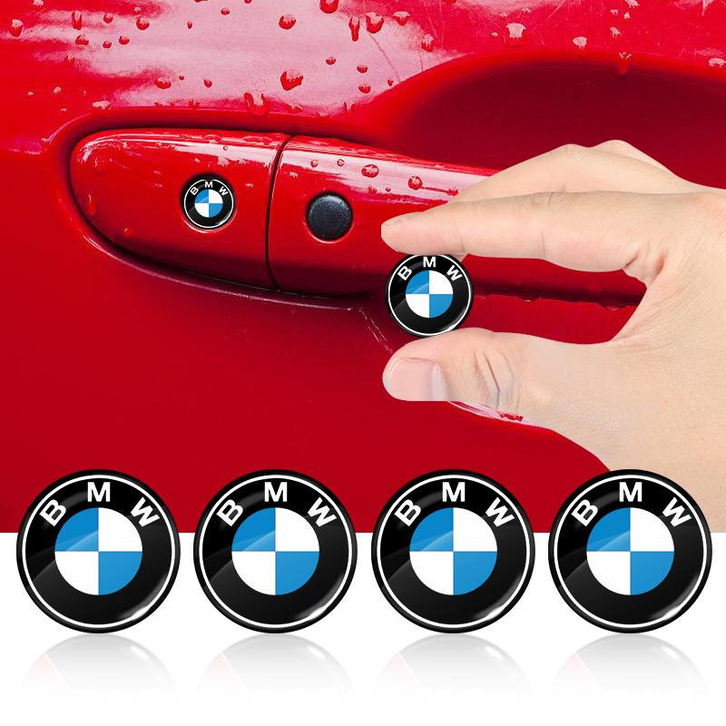 Araba Kilit Anahtar Deliği Çıkartmaları Kapı Kilidi Koruyucu Araba Çıkartmaları BMW 1 2 3 4 5 6 7 Serisi F10 F30 F01 F25 F15 E87 E90 E91 E92 E65 için
