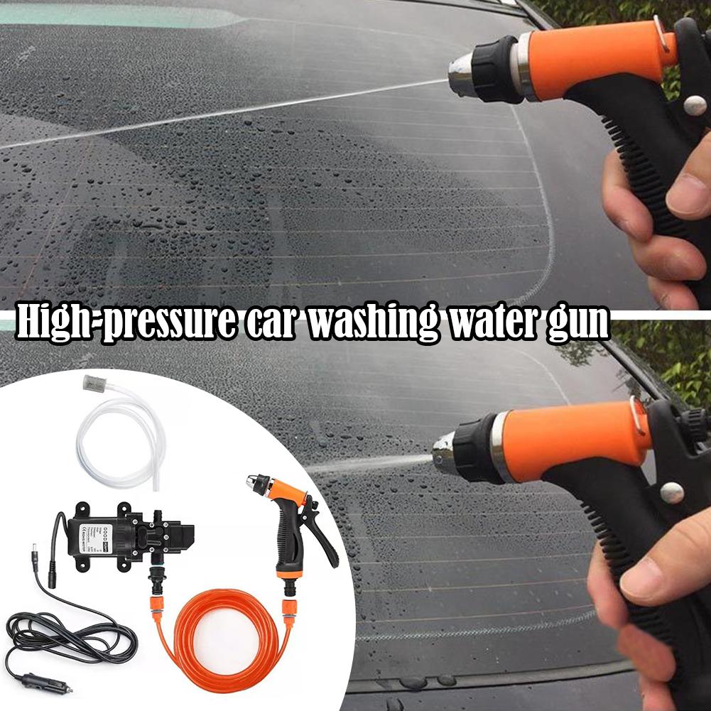 12V High-pressure Water Gun Electric Portable Electric Car Washing Pump With 6M Hose For RV Marine Cleaning tools Z4E4