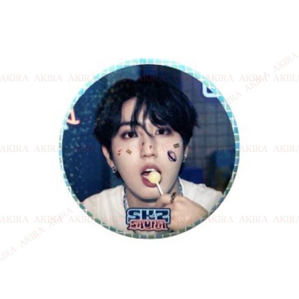 Stray Kids JYP JAPONYA POPUP MAĞAZASI 2025 SKZ SAUNA FOTOĞRAF KARTI ANAHTARLIK ROZET