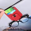 Car Sunglasses Holder Clip Car Sun Visor Organizer Holder For Sunglasses Portable Car Sun Visor Storage Glasses Organizer For