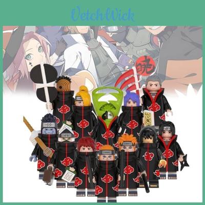 Vysoce kvalitní ABS plastové Naruto mini figurky Stavebnice Ideální pro sběratele a děti