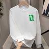 Heavy High-End Trendy Brand Pure Cotton T-Shirt Men'S Bottoming Shirt Long-Sleeved Trendy Autumn And Winter Men'S And Women'S Crew Neck Sweater