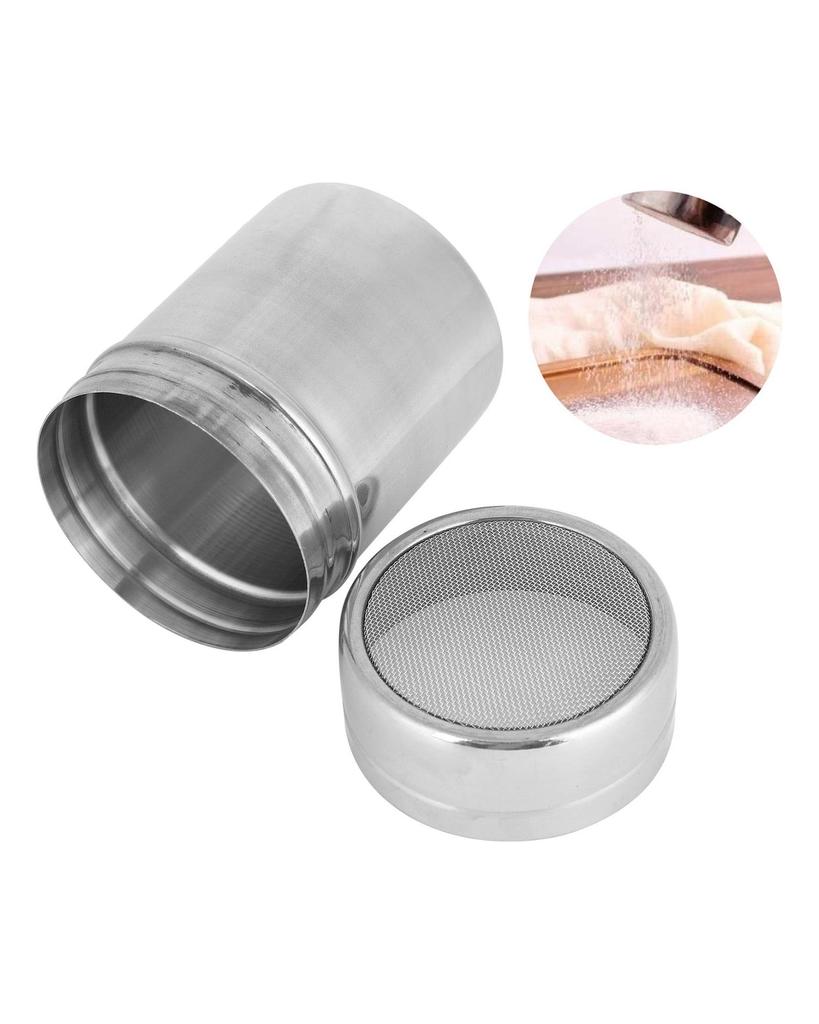 Sito do proszku ze stali nierdzewnej, kawa, cukier, mąka, pieprz, przyprawy, shaker, przybory kuchenne