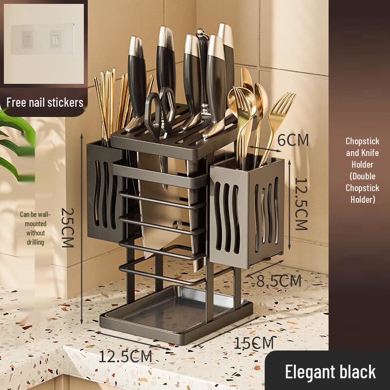 Miling Countertop Kitchen Knife and Utensil Holder