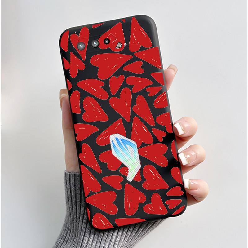 Casing For Asus Rog Phone 5 Rog 5s ZS673KS ZS676KS Case Luxury Dragon Cute Cool Boys Girls Soft Black Matte Silicone Back Cover