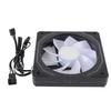 CPU Cooling Fan 120mm 3 Pin ARGB PWM Control 800 to 1800RPM LED Light Computer Cooler Fan for