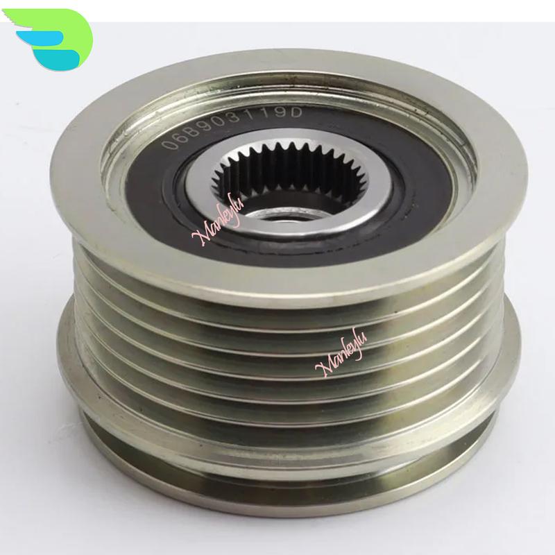 F-231142 Overrunning Alternator Freewheel Clutch Pulley for SKODA OCTAVIA SUPERB YETI 1.8 2.0 TSI  0124510059 0986046160 2542739