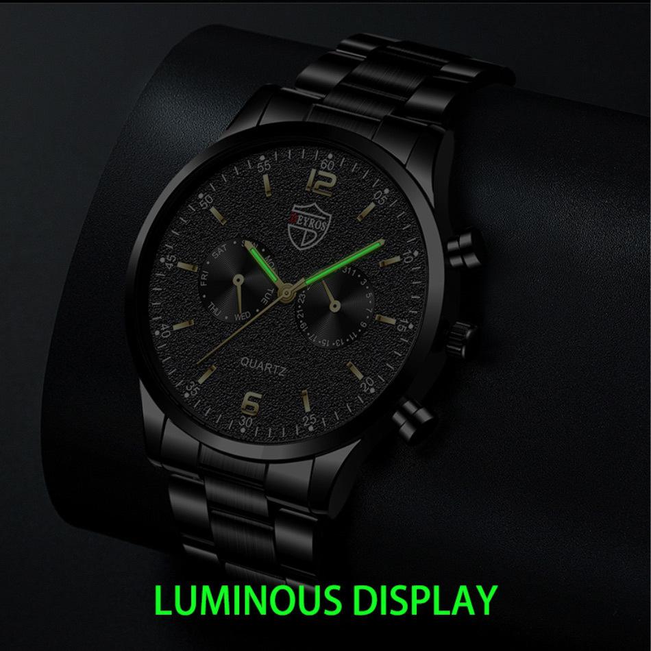 Fashion Watch Men'S Stainless Steel With Quartz Automatic Movement Watch