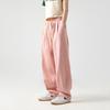 Loose Pleated Fleece Thick Casual Long Sweat Pants For Men And Women