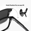 Retro Square Sunglasses Two-in-one Clip On Blue Light Glasses   Polarized Sunglasses Eyeglasses
