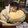Soft Simulation Hamburger French Fries Plush Stuffed Toys Creative Food Bread Pillow Cushion for Girls Children Birthday Gifts