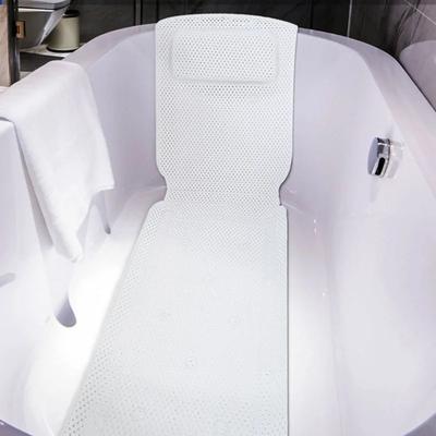 PVC Foam Breathable 3D Mesh Layers Bath Cushion With Pillow Full Body Tub Non-Slip Spa Bathtub Mat Mattress Pad