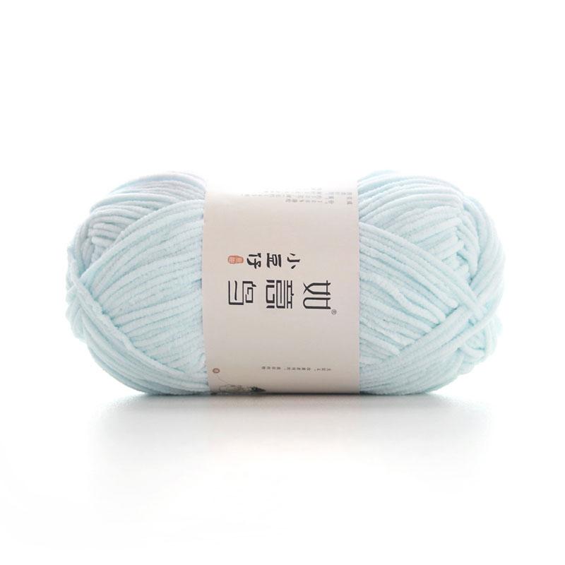 50g/Roll 2mm Thin Chenille Yarn Hand-Woven DIY Doll Craft Scarf Woven Soft Warm Yarn Blanket Crochet Knitting Thread 145 Meters