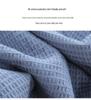 G5Z Pure Cotton Waffle Weave Blanket – Comfortable & Breathable Honeycomb Design for Sofa or Office Use.