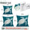 4Pcs/Setmodern Sea Life Design Cushions Pillowcase Polyester Cushion Cover Throw Pillow Pillowcover Home Car Sofa Decor
