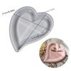 Top Quality Heart Tray Resin Silicone Mold Crystal Glue Transparent Resin Plaster Dish Heart-shaped Plaster Silicone Mold Home