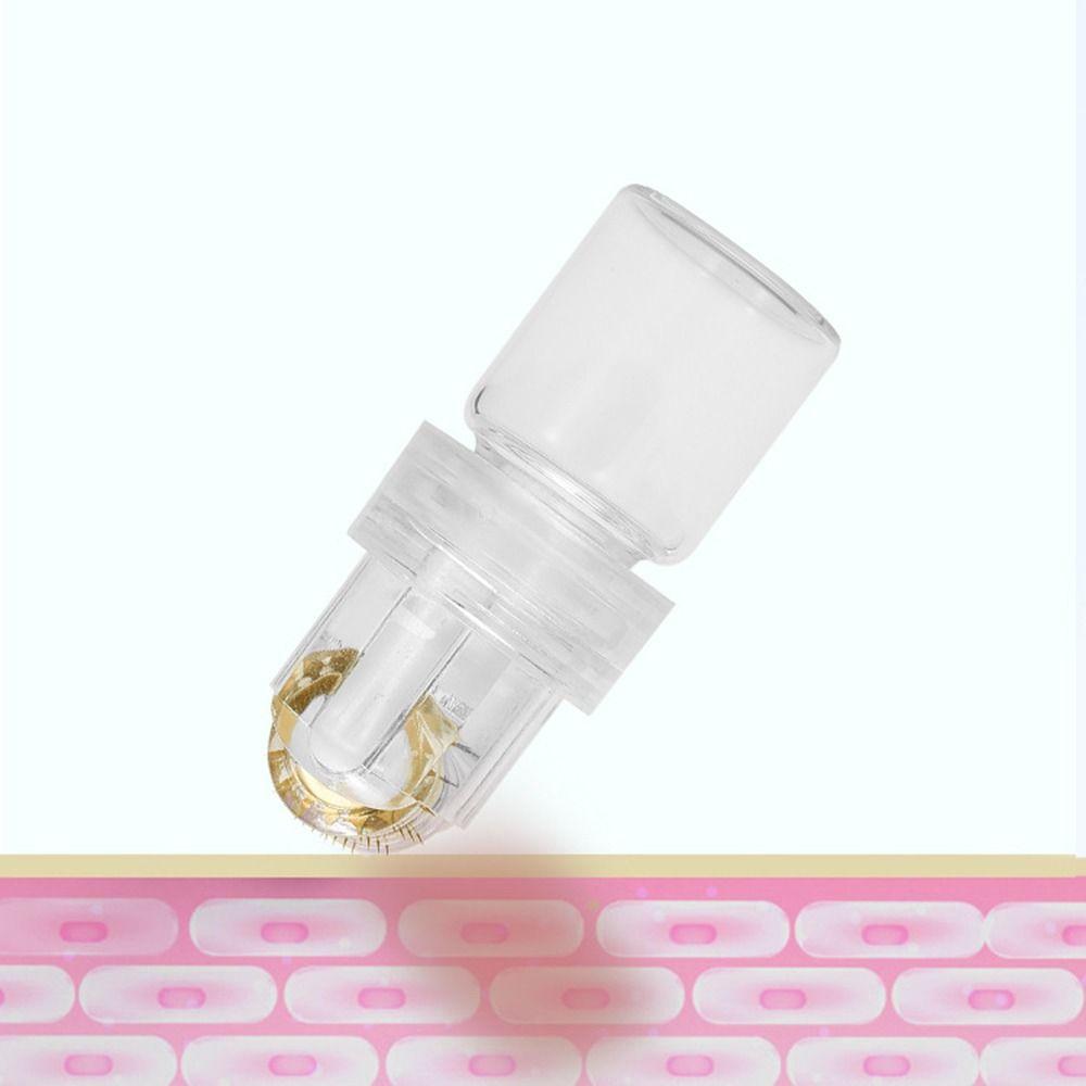 Titanium Tips Roller with Serum Bottle Micro-Needle Skin Microneedling Needle Facial Skincare
