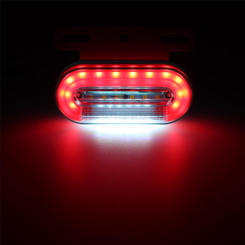 12V/24V 12 LED Car Truck Side Marker Lights Car External Lights Signal Indicator Lamp Warning Tail Light 3 Modes Trailer Lorry