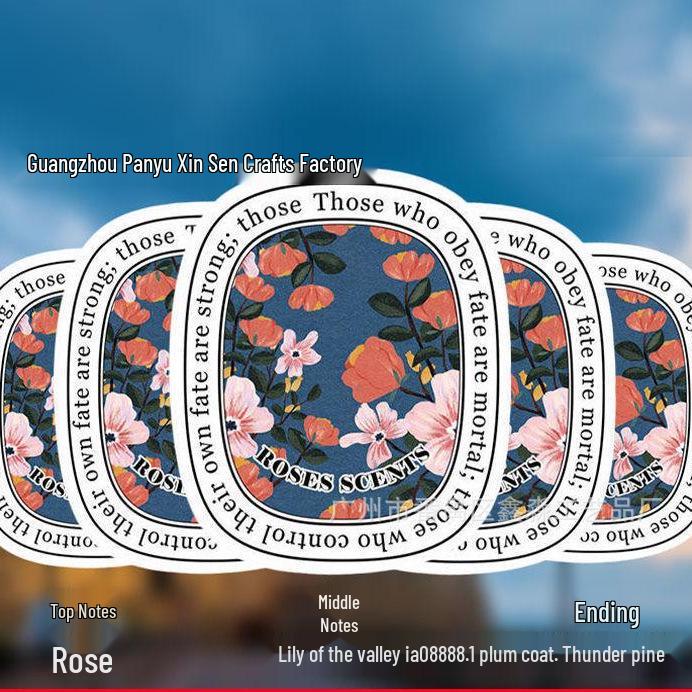 

Индивидуальный бумажный ароматизатор для автомобиля с ароматом эфирного масла и персонализированными узорами