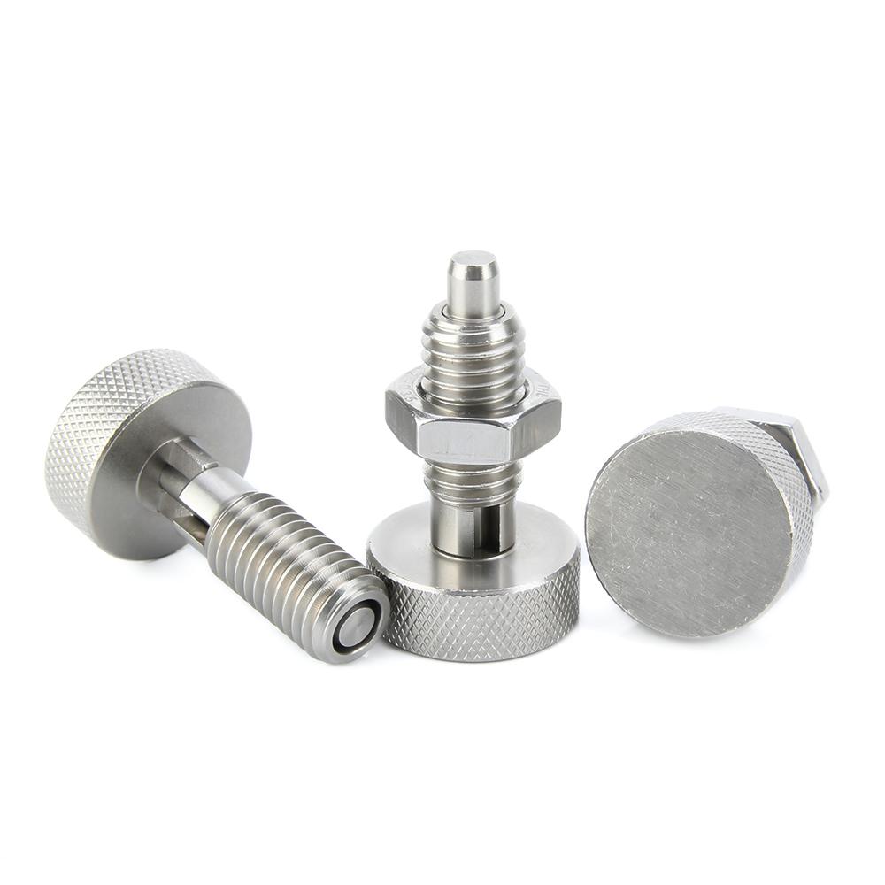 M6/M8/M10/M12/M16 Stal nierdzewna 304 Pokrętła radełkowane Tłoczki Tłoczki sprężynowe Śruby samohamowne Z śrubami i nakrętkami
