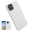 Phone Silicone Case Protection Cover ShockProof Cellphone Case Fit for IOS 12 Mini(White )