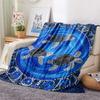 Tortoise Print Flannel Blanket, High Quality Comfortable for All Seasons, Home Decor, Warmth and Comfort, Perfect for Christmas Gifts