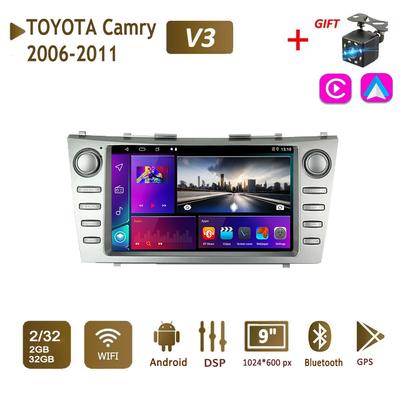 9" Car Radio 2+32GB For TOYOTA Camry 2006-2011 WIFI 2 DIN-Android Auto-Carplay-Gps