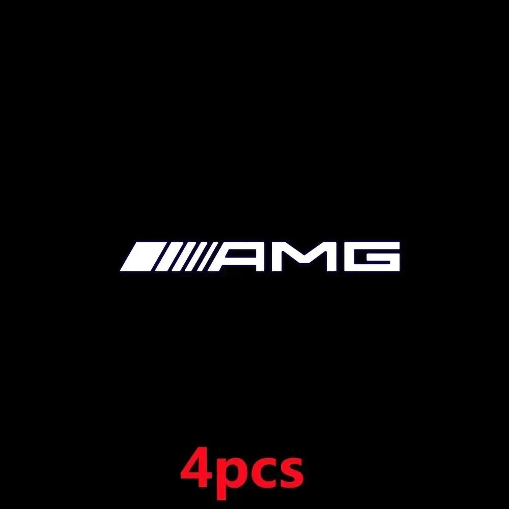 C200 E200 New For Mercedes Benz 4Pcs Car Door Courtesy Light HD Welcome Lamp For Mercedes Benz Coupe C180 C63 W204 W205 X164 GLC