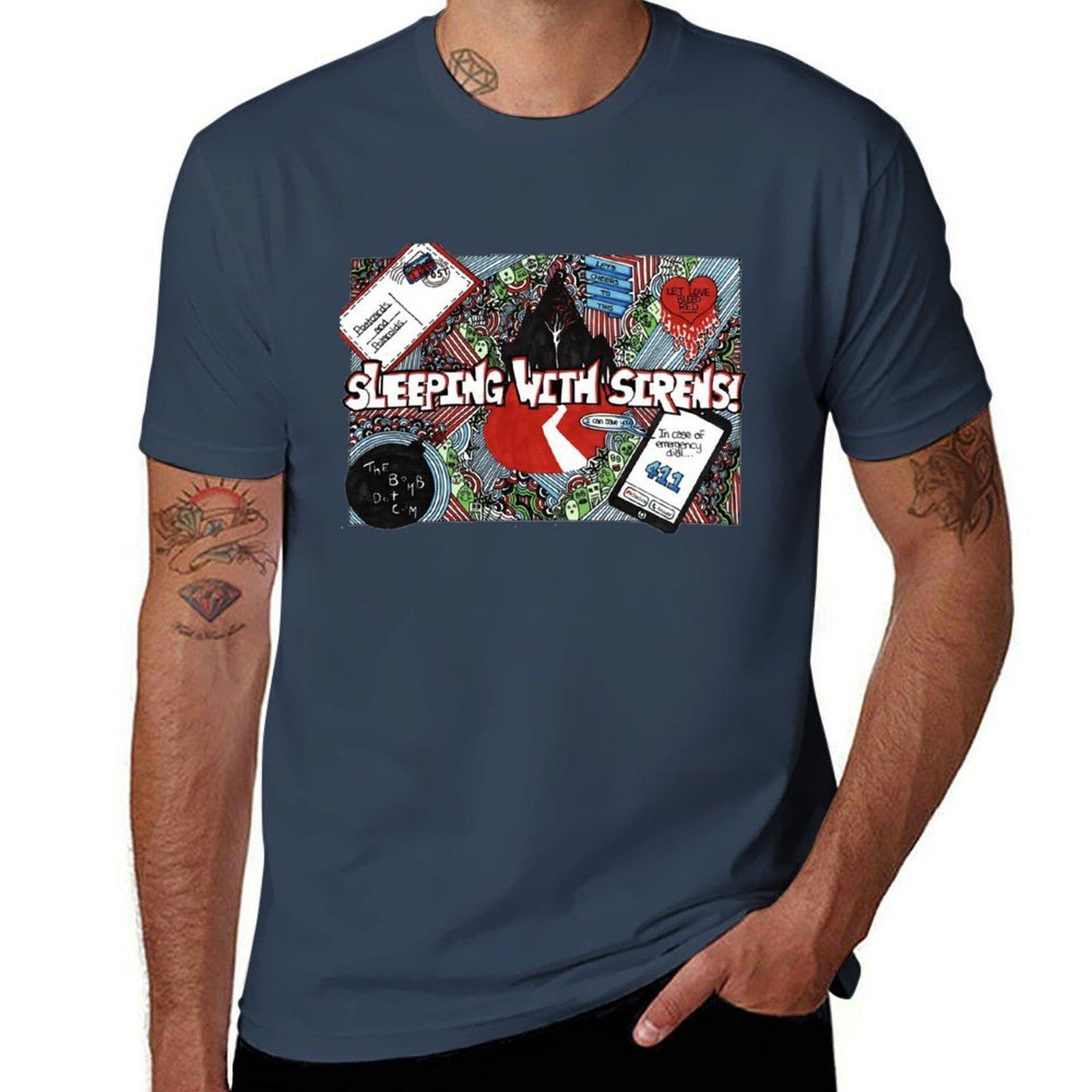 Vintage Sleeping With Sirens Idol Gift Fot You Tshirt Plus Size Loose Fit Tshirt S