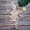 Rhinestone Embroidery Sew Patch 3D Flowers Lace Appliques Appliques Wedding Gown Appliques