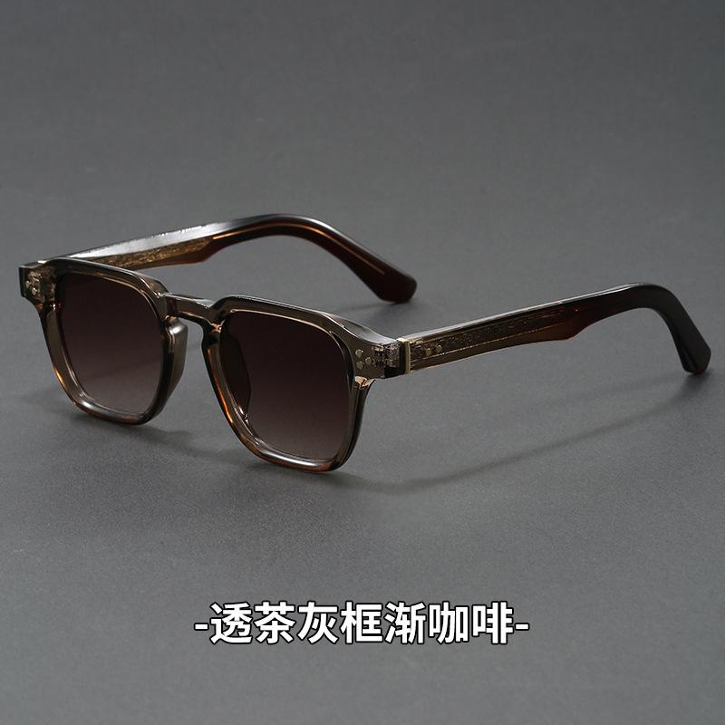 Classic Square Sunglasses Men Vintage Luxury Brand Sun Glasses for Men Fashionable High Quality Shades UV400 Travel Beach Party
