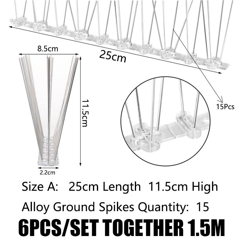 

Bird Spikes Repellent Goods Scarecto Birds Outside Animal Repeller Anti Scarecaper Scare Away the Deterrent Dissuasori Repelent