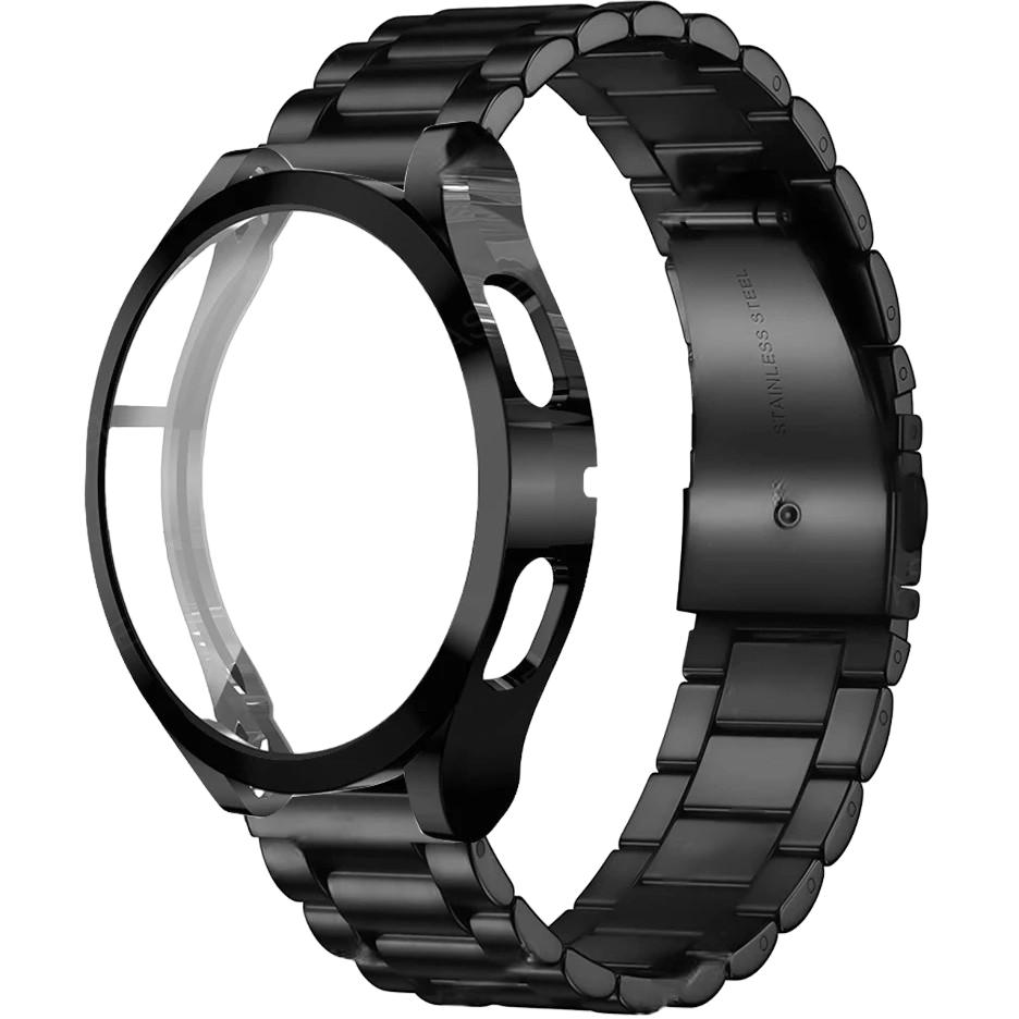 Bracelet + Case for Samsung Galaxy Watch 7 40mm, Black