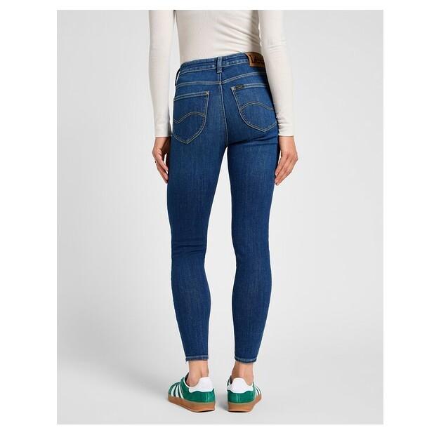 Джинсы Lee Scarlett High Zip Indigo Realness