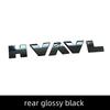 Great Wall Haval Dargo Jolion H5 M6plus İçin Haval H6 Siyah Logolu Amblemler Ön Panjur Bagaj Arka Çıkartma Gövde Dekalı 1 Adet