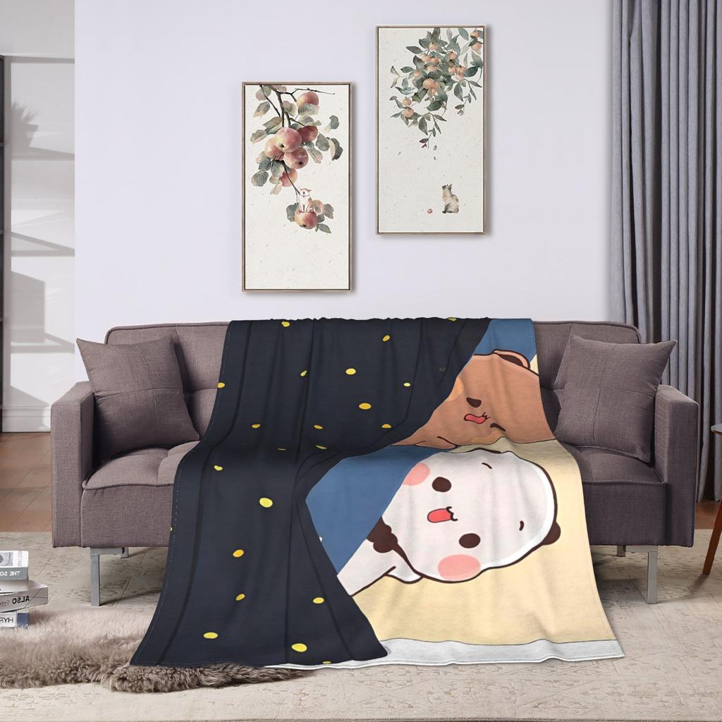 Bubu Dudu Blankets Super Soft Graphic Plush Throw Blanket For Kids Adult Home Decor Flannel Bedspread Bed Cover