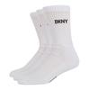 DKNY Mens Ribbed Crew Socks