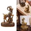 Metall Schaf Statue Skulpturen Dekorative Tierfiguren Tischplatte Ornament Symbole Reichtum Karriere Hausdekorationen