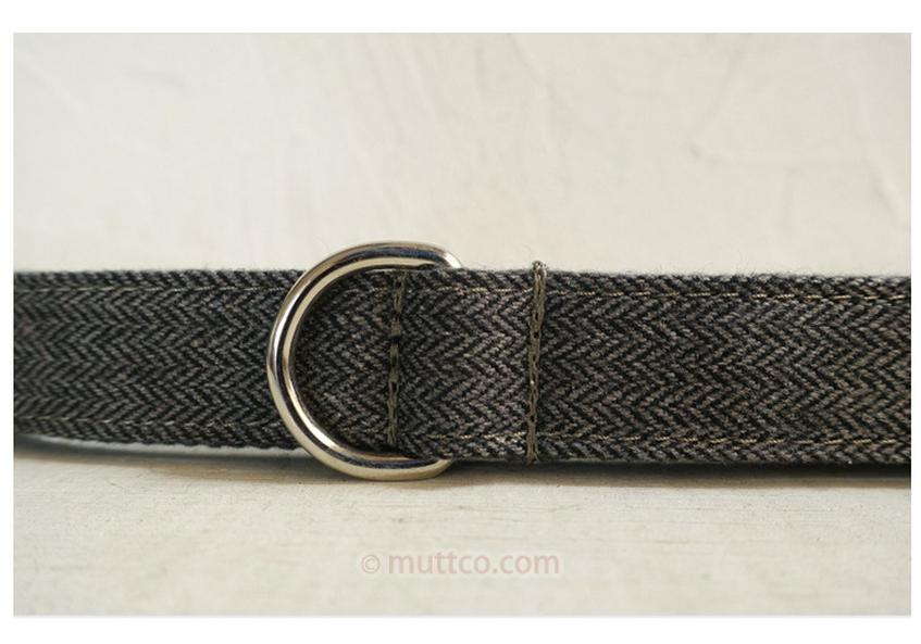 MUTTCO Dog Collar & Leash Set with Bow Tie - UDC-120 Simple Design