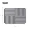 1Pc Foldable Dish Drying Mat Silicone Drain Mat For Kitchen Tableware Non-slip Drying Pad Dish Drain Mat Quick Draining For Home