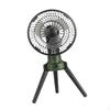Camping Fan Portable Outdoor Rechargeable Powerful Wind Desk with Light for Picnic RV